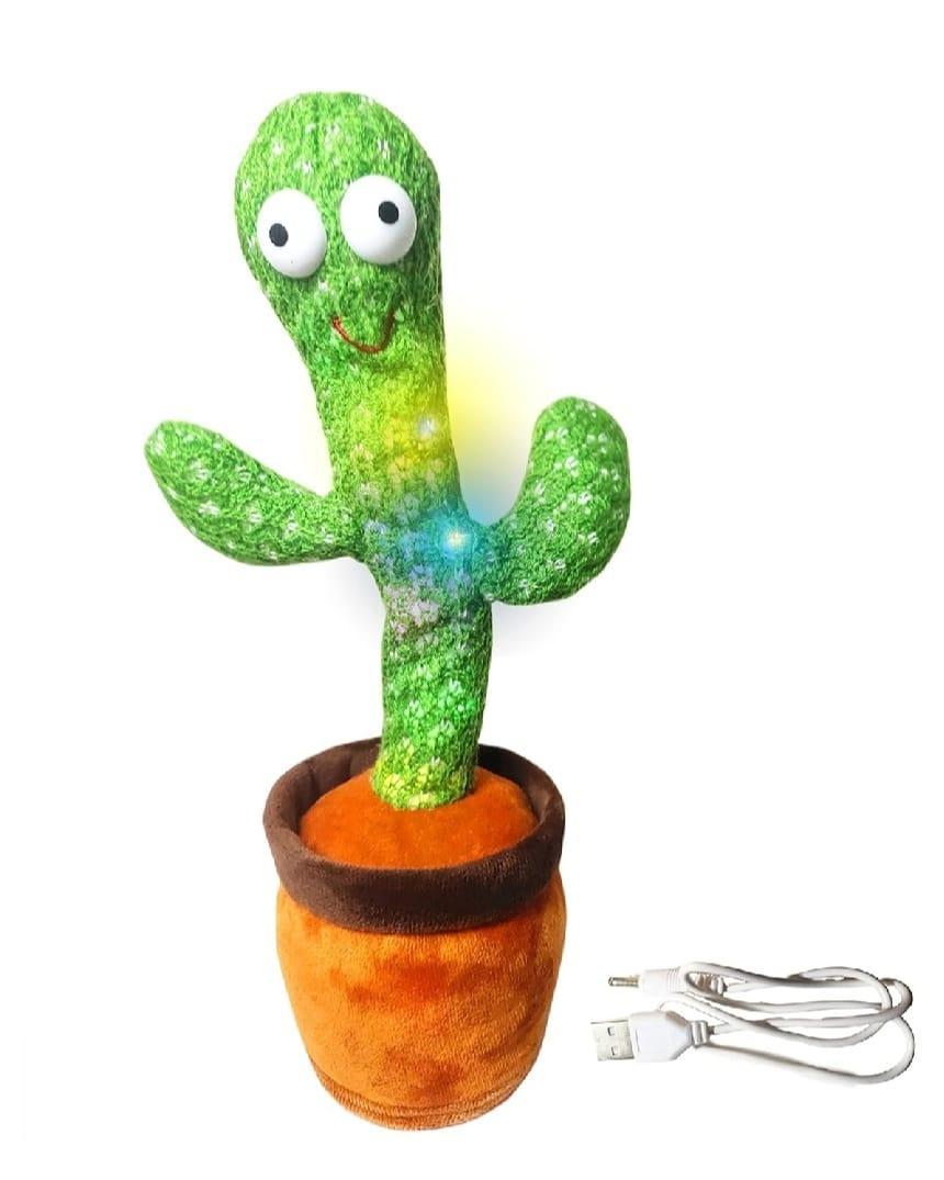 Intractive Plush Dancing Cactus Talking Toy-Elctric Drive Set For Kids (1pc)