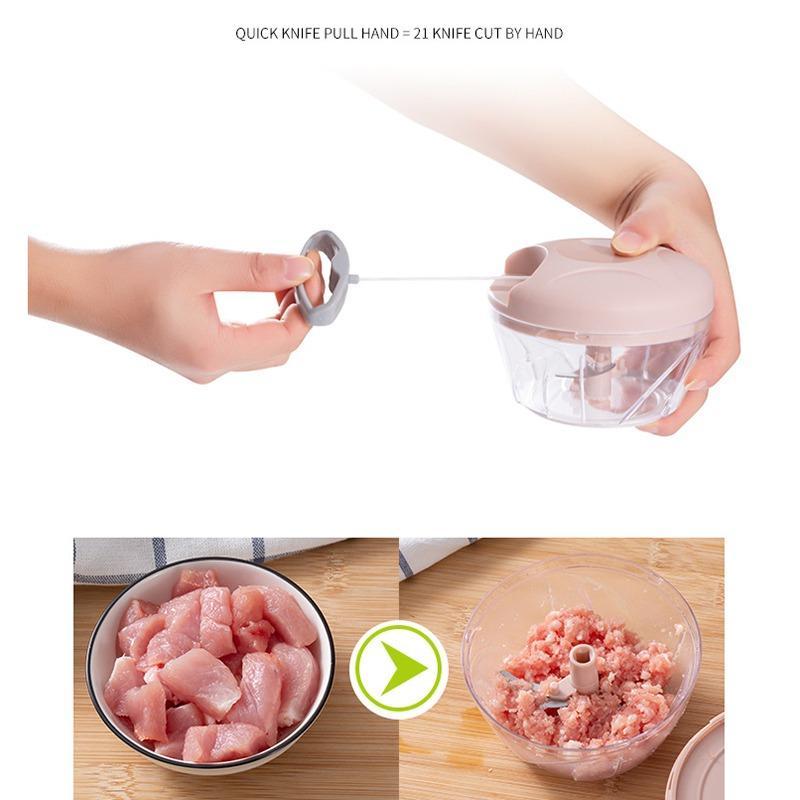 Hand Pull Manual Food Choper